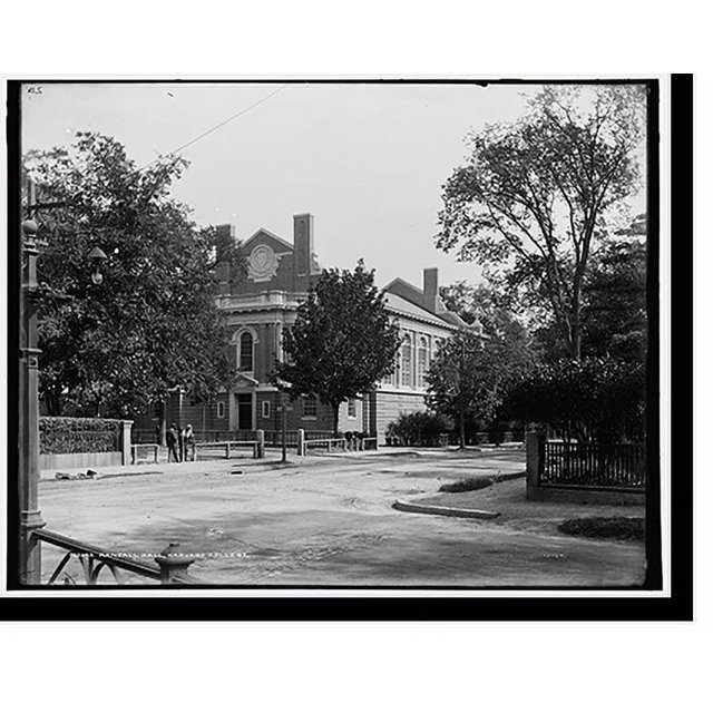 Historic Print, Randall Hall, Harvard College, 16" x 20"
