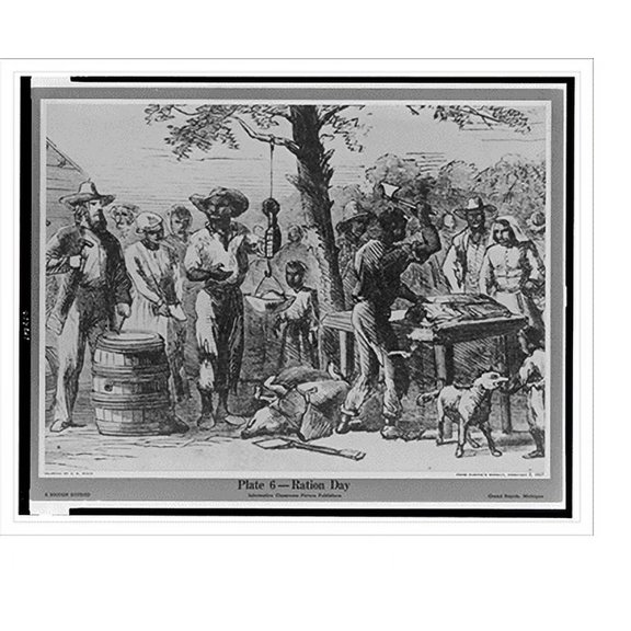 Historic Print, Ration day, 16" x 20"