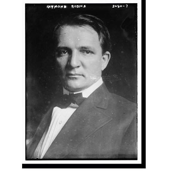 Historic Print, Raymond Robins, 18" x 24"