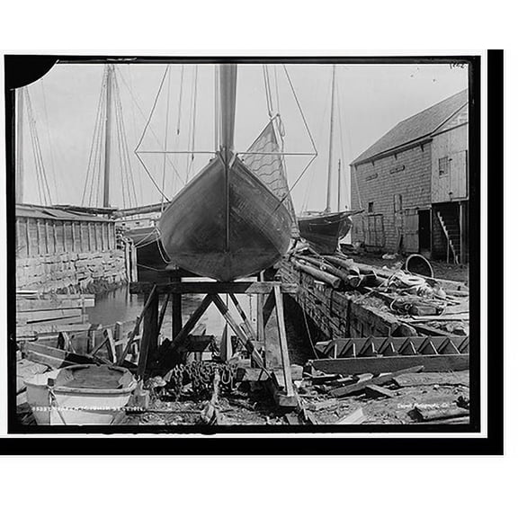 Historic Print, Reaper, midship section, 16" x 20"