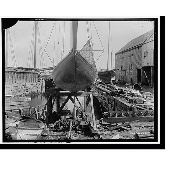 Historic Print, Reaper, midship section, 18" x 24"