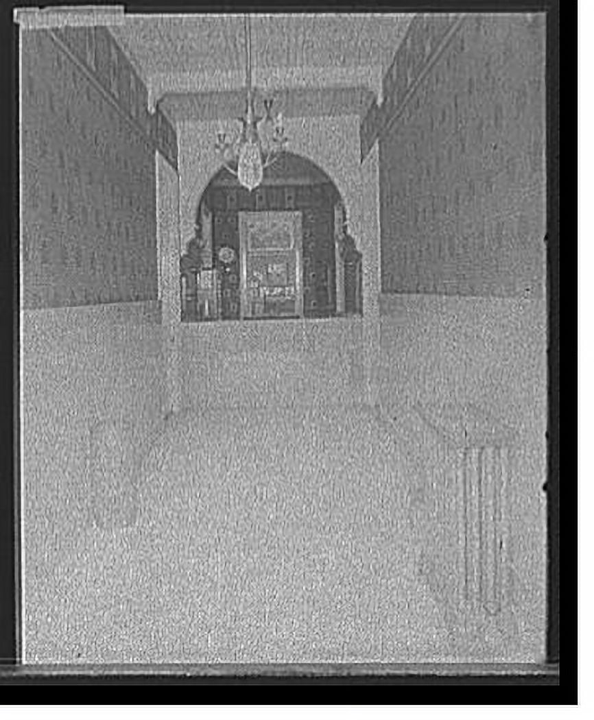 Historic Print, [Reception desk, Ypsilanti mineral bath house, Ypsilanti, Mich.], 16" x 20