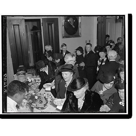 Historic Print, Reception for Governor Browning, [1/37], 18" x 24"