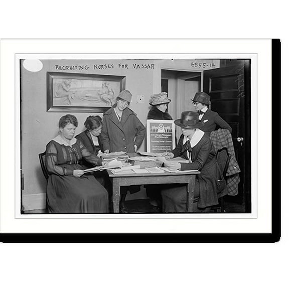Historic Print, Recruiting nurses for Vassar, 16" x 20"