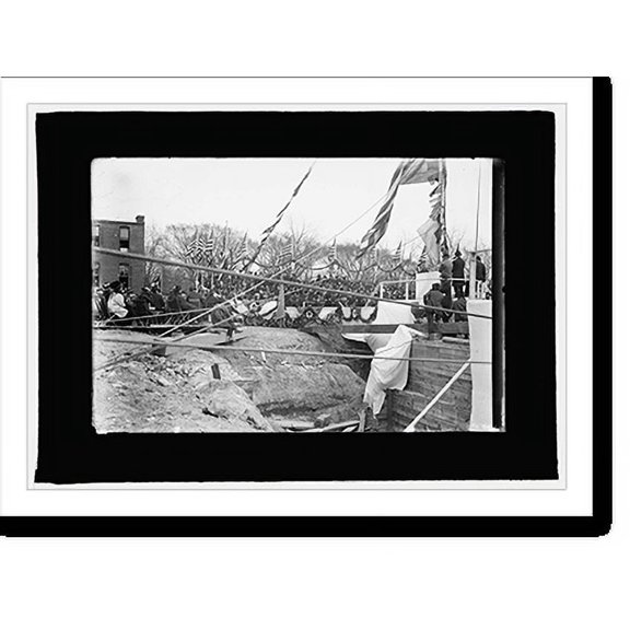 Historic Print, Red Cross corner stone, 3/27/15 - 4, 18" x 24"