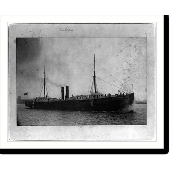 Historic Print, [Red Cross relief ship, STATE OF TEXAS; starboard broadside], 18" x 24"