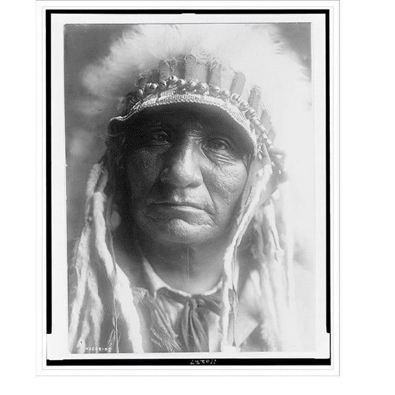 Historic Print, [Red Hawk (Che-tan Luta). Oglala], 16" x 20"
