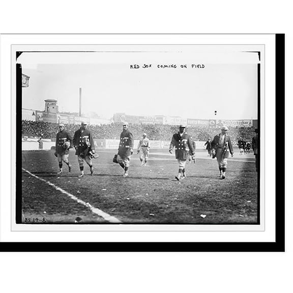 Historic Print, Red Sox coming on field World Series, Boston AL (baseball), 18" x 24"