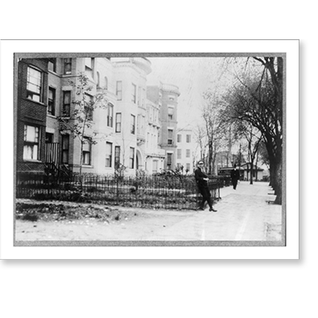 Historic Print, Red light resorts on Ohio Avenue near 14th St. and