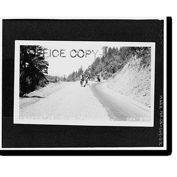 Historic Print, Redwood National & State Parks Roads, California coast from Crescent City to Trinidad, Crescent City, Del Norte County, CA - 52, 18" x 24"