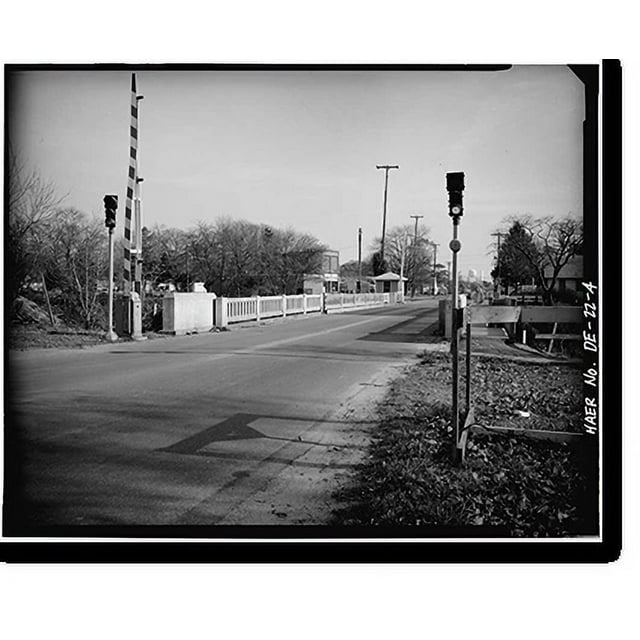 Historic Print, Rehoboth Avenue Bridge, State Route 1A (Rehoboth Avenue