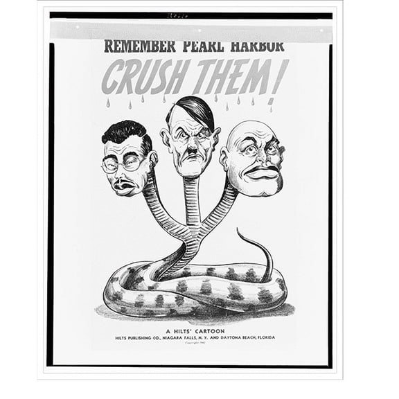 Historic Print, Remember Pearl Harbor. Crush them!, 18" x 24"