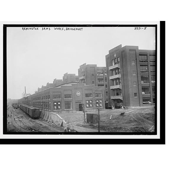 Historic Print, Remington Arms works, Bridgeport, 18" x 24"