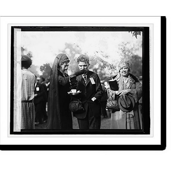 Historic Print, Rep. Edith N. Rogers & Carl Brunner at White House garden party, 6/3/26, 16" x 20"