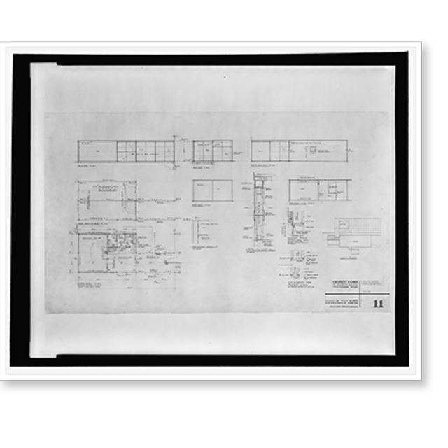 Historic Print, [Residence for Billy Wilder, Beverly Hills, California