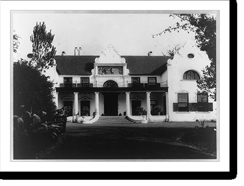 Historic Print, Residence of the premier of South Africa at Groote