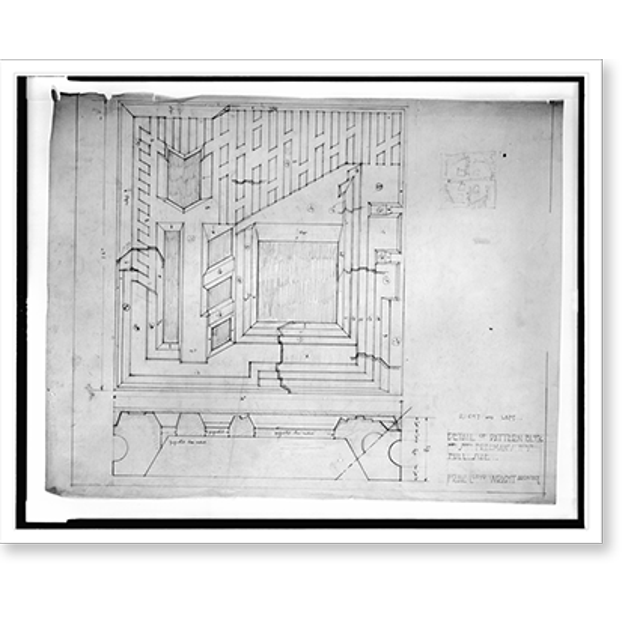 Historic Print, [Resort (San Marcos Water Gardens") for Alexander J