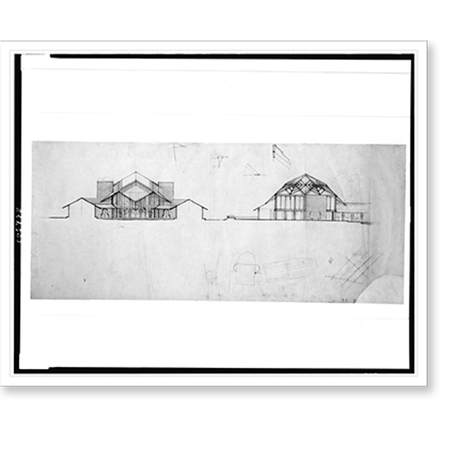 Historic Print, [Resort (San Marcos Water Gardens") for Alexander J