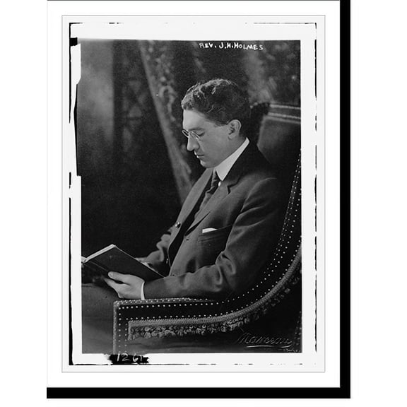 Historic Print, Rev. J.H. Holmes, 18" x 24"