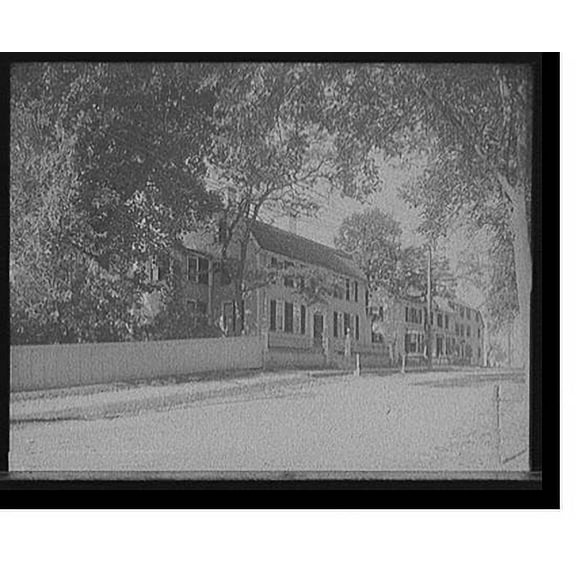 Historic Print, Rev. Samuel Langdon House, Portsmouth, N.H., 18" x 24"
