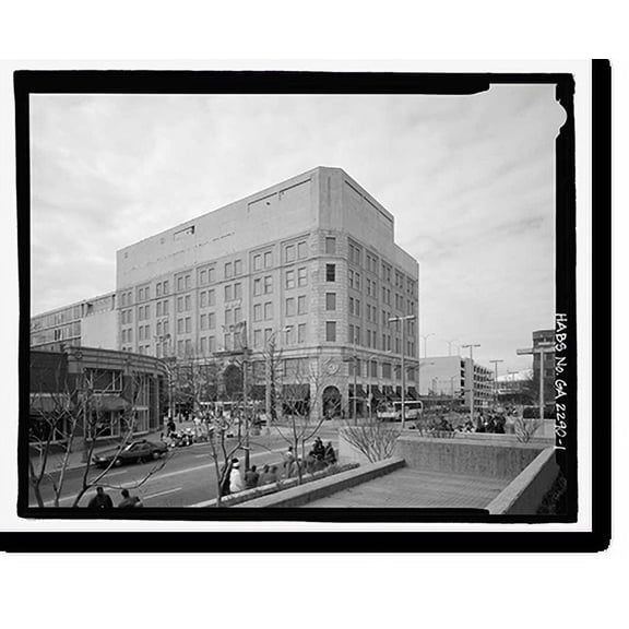 Historic Print, Rich's Downtown Department Store, 45 Broad Street, Atlanta, Fulton County, GA, 16" x 20"