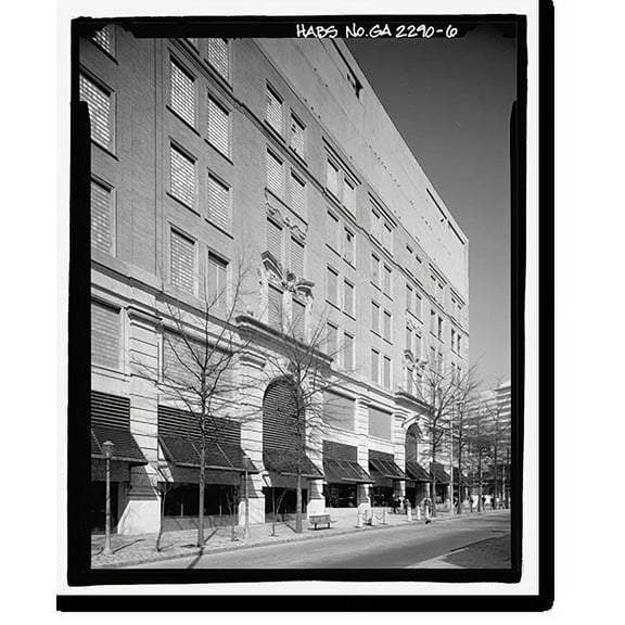 Historic Print, Rich's Downtown Department Store, 45 Broad Street, Atlanta, Fulton County, GA - 6, 18" x 24"