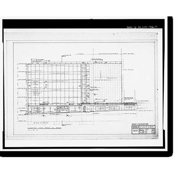 Historic Print, Rich's Downtown Department Store, 45 Broad Street, Atlanta, Fulton County, GA - 89, 18" x 24"
