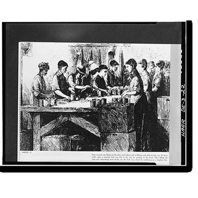 Historic Print, Richardson & Robbins Cannery, Kings Highway, Dover