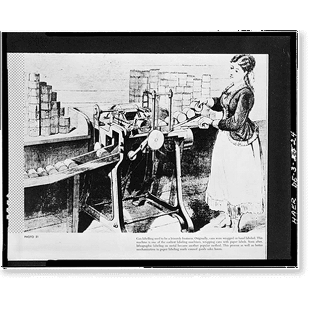 Historic Print, Richardson & Robbins Cannery, Kings Highway, Dover