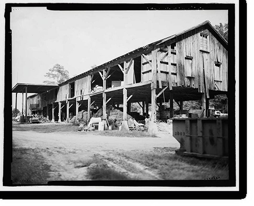Historic Print, Richmond Hill Plantation, Cherry Hill Lettuce Shed