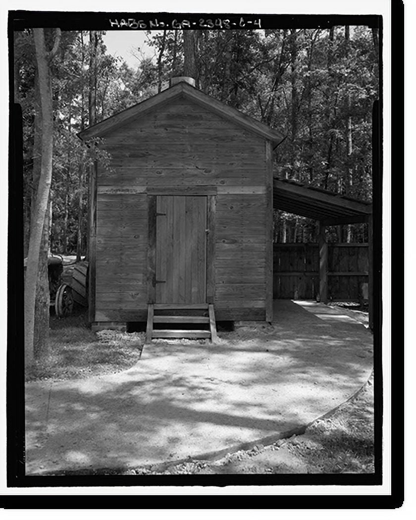 Historic Print, Richmond Hill Plantation, Dynamite Shed, East of