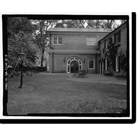 Historic Print, Richmond Hill Plantation, Laboratory-Powerhouse & Chimney, East of Richmond Hill on Ford Neck Road, Richmond Hill, Bryan County, GA - 8, 18" x 24"