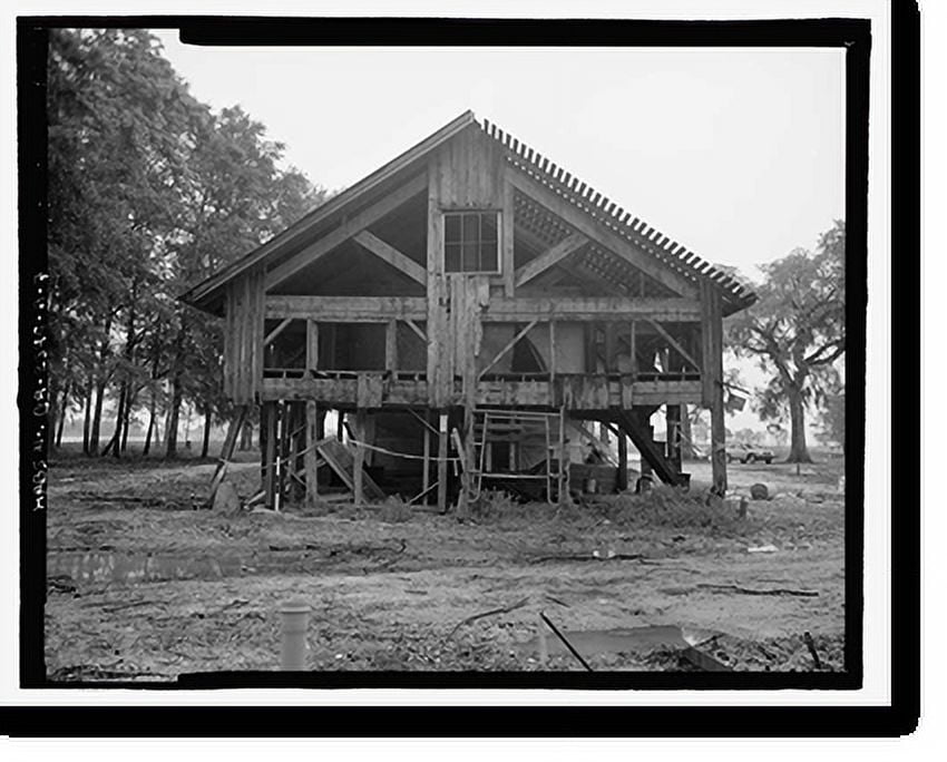 Historic Print, Richmond Hill Plantation, Sterling Creek Lettuce Shed