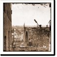 Historic Print, Richmond Va. Ruins of Richmond & Petersburg Railroad