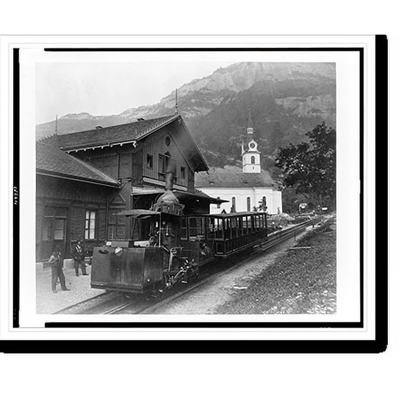 Historic Print, Rigi Railway, 18" x 24"