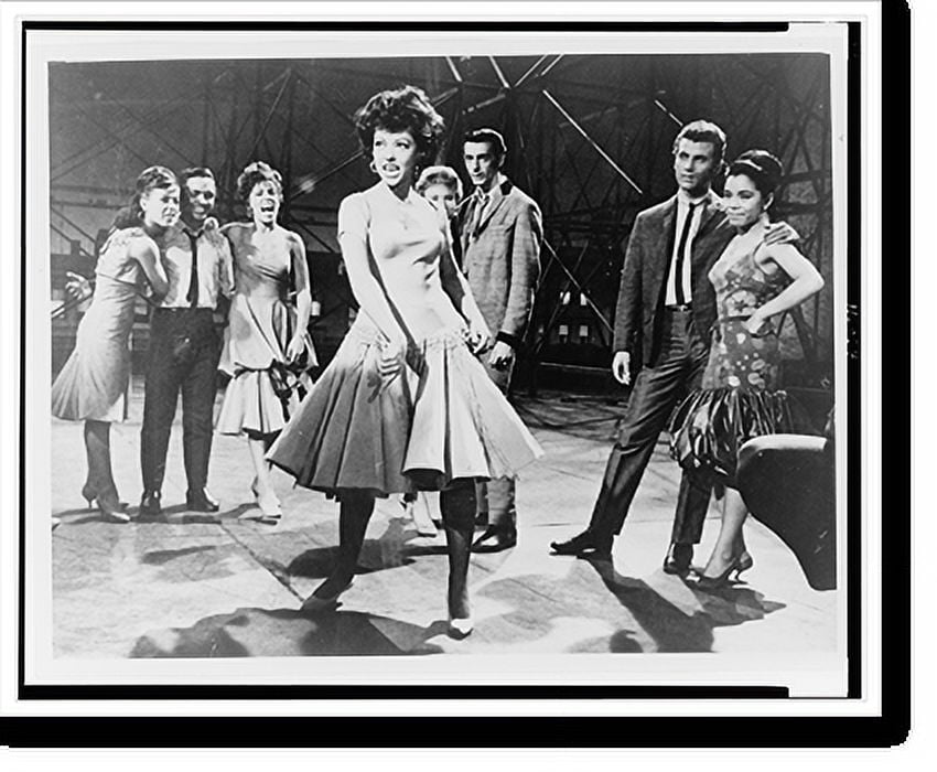 Historic Print, [Rita Moreno singing America" with other members of the
