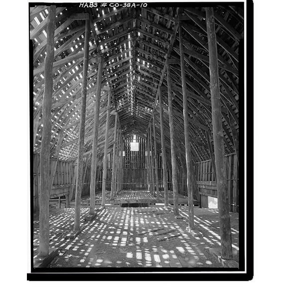 Historic Print, Ritter Ranch, Barn, Old Dolores Highway, Dolores vicinity, Montezuma County, CO - 10, 16" x 20"