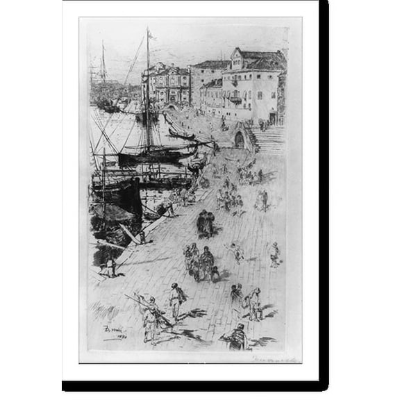 Historic Print, Riva degli Schiavoni, II, 16" x 20"