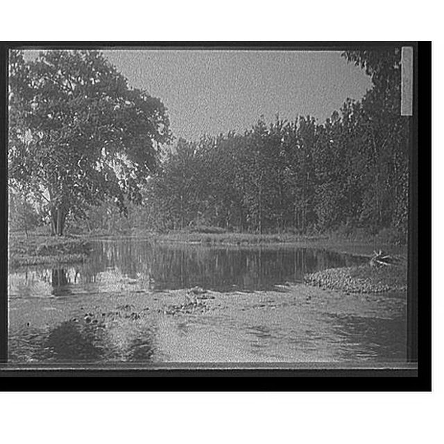 Historic Print, [River, probably the Huron River, Ypsilanti, Michigan] 2, 16" x 20"