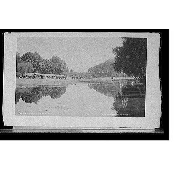 Historic Print, River views at Largo [sic], 16" x 20"