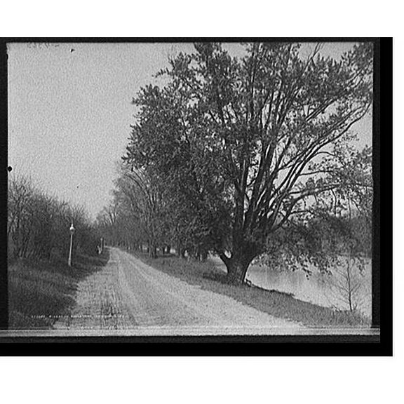 Historic Print, Riverside Boulevard, Indianapolis, Ind., 16" x 20"