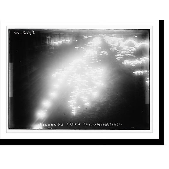 Historic Print, Riverside Drive Illumination, 16" x 20"