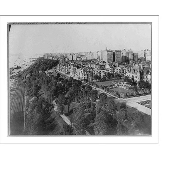 Historic Print, Riverside Drive, New York City, 16" x 20"