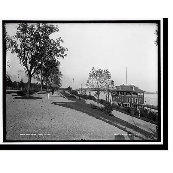Historic Print, Riverside Park, Toledo, 16" x 20"