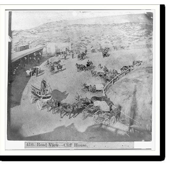 Historic Print, Road View. Cliff House, 18" x 24"