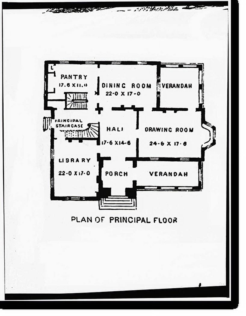 Historic Print, Robert P. Dodge House, 1534 Twentyeighth Street