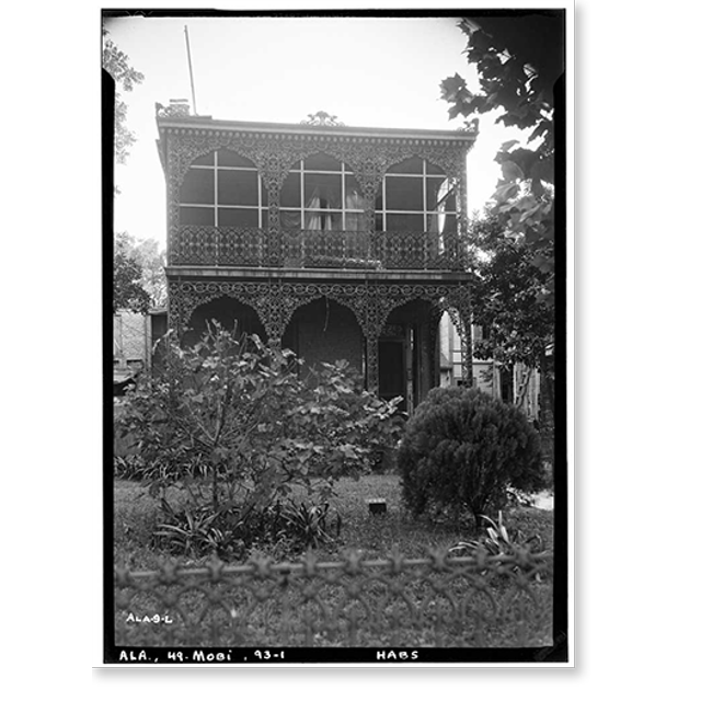 Historic Print, Robert S. Bunker House, 157 Monroe Street (moved to 201