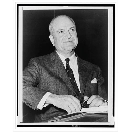 Historic Print, [Robert Storey, half-length portrait, seated, facing front], 16" x 20"