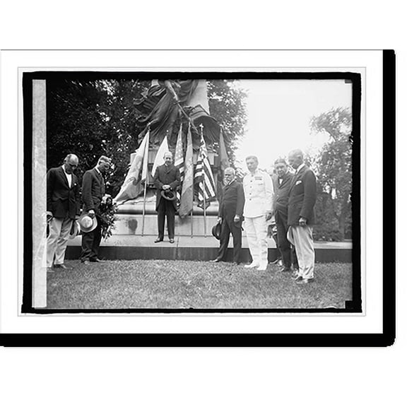 Historic Print, Rochambeau Statue, [7/1/24], 16" x 20"