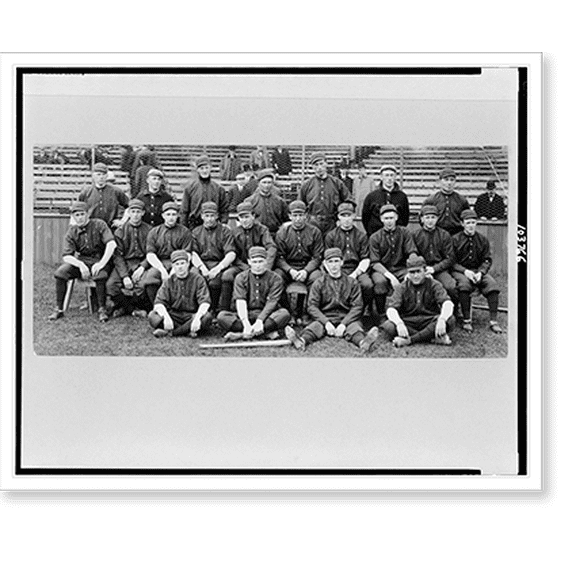 Historic Print, [Rochester baseball team posed on field], 18" x 24"